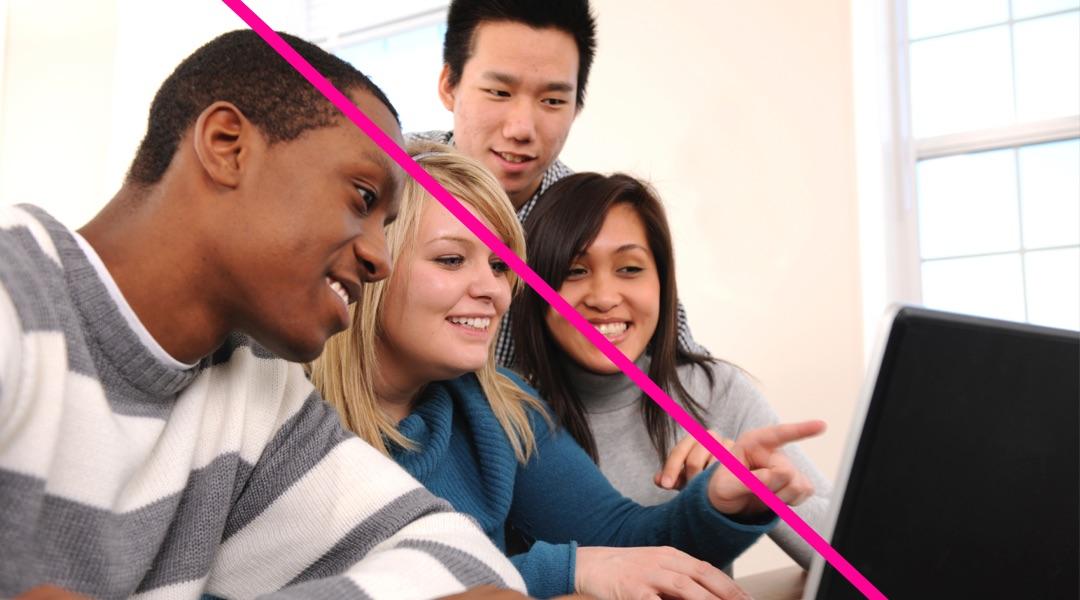  Clearly staged photo, which is not preferred